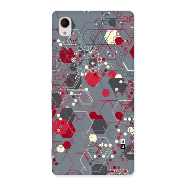 Hexagons Pattern Back Case for Sony Xperia M4