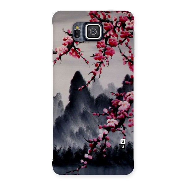 Hills And Blossoms Back Case for Galaxy Alpha