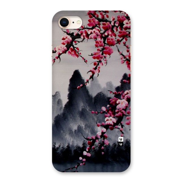 Hills And Blossoms Back Case for iPhone 8