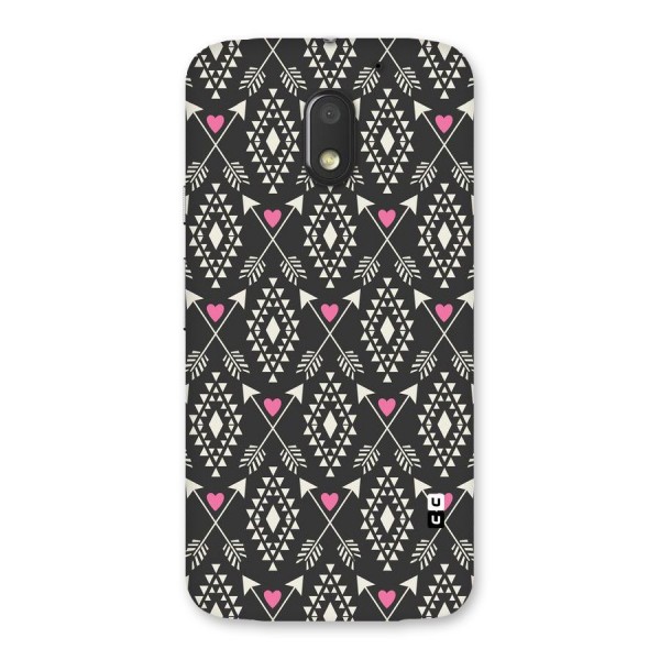 Hit Arrow Love Back Case for Moto E3 Power