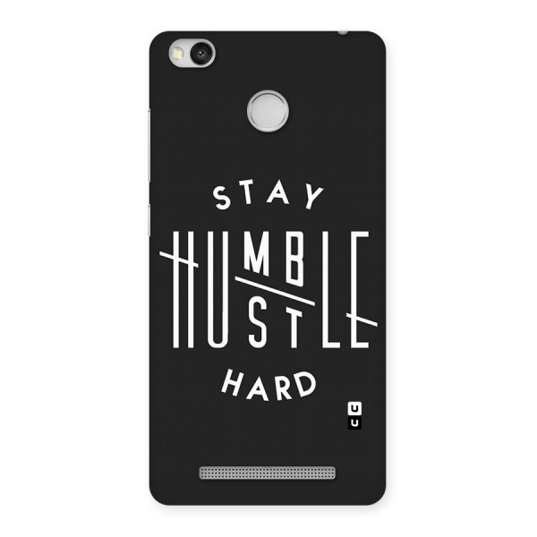 Hustle Hard Back Case for Redmi 3S Prime