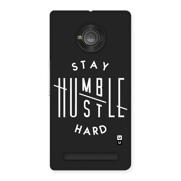 Hustle Hard Back Case for Yu Yuphoria