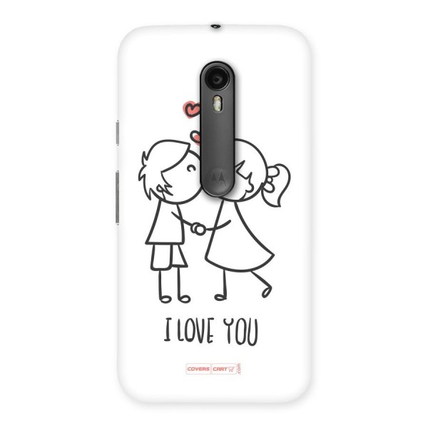 I Love You Back Case for Moto G3