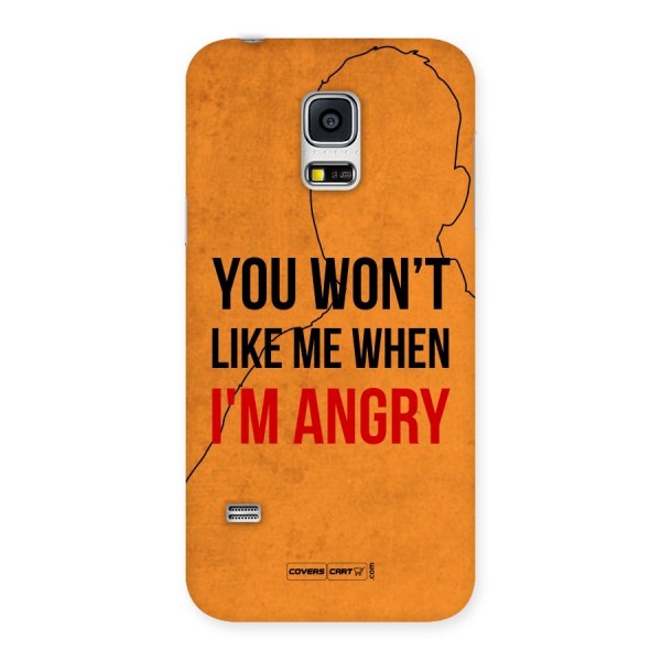 I m Angry Back Case for Galaxy S5 Mini