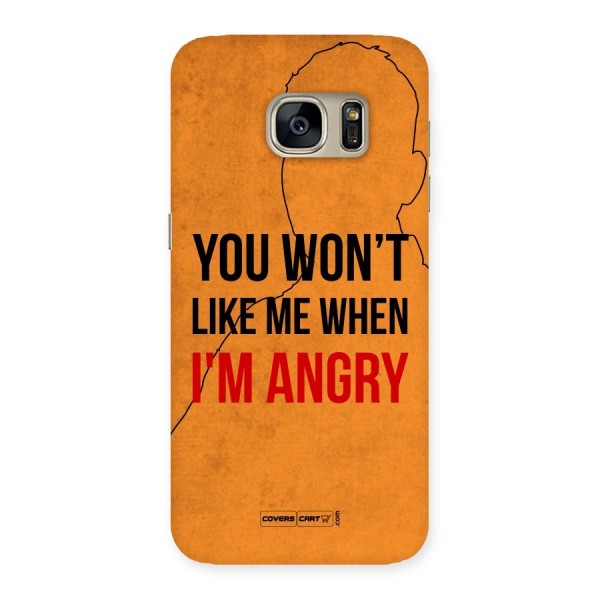 I m Angry Back Case for Galaxy S7