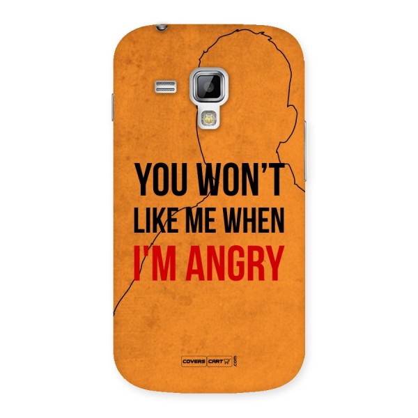 I m Angry Back Case for Galaxy S Duos