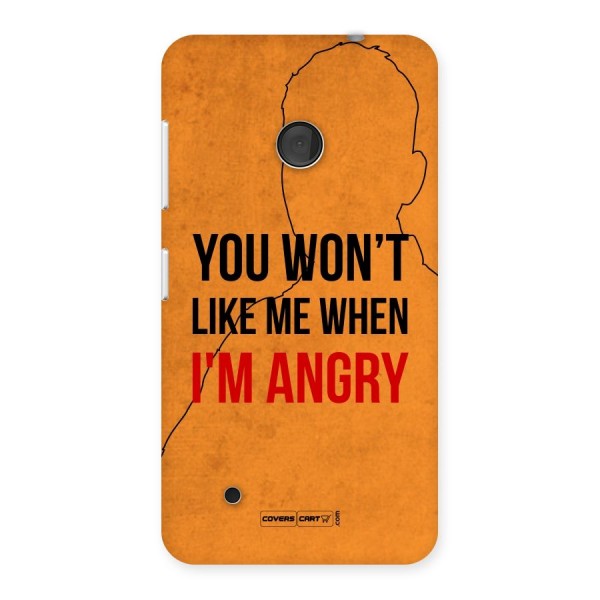 I m Angry Back Case for Lumia 530