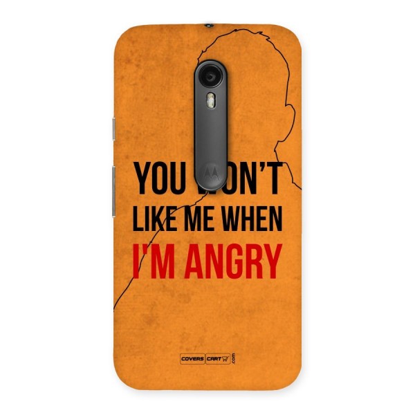 I m Angry Back Case for Moto G3