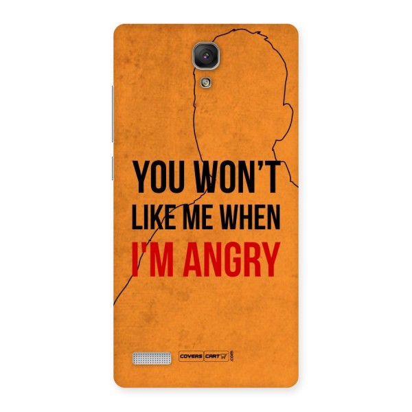 I m Angry Back Case for Redmi Note