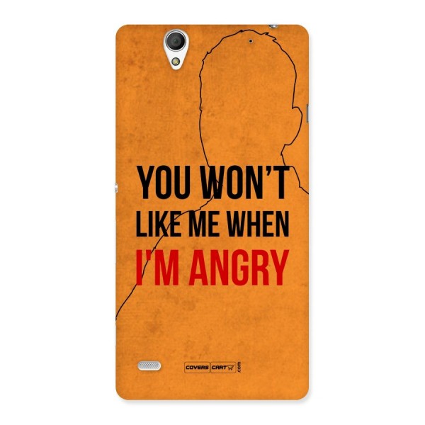 I m Angry Back Case for Sony Xperia C4