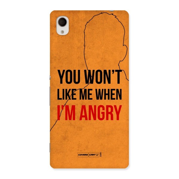 I m Angry Back Case for Sony Xperia M4