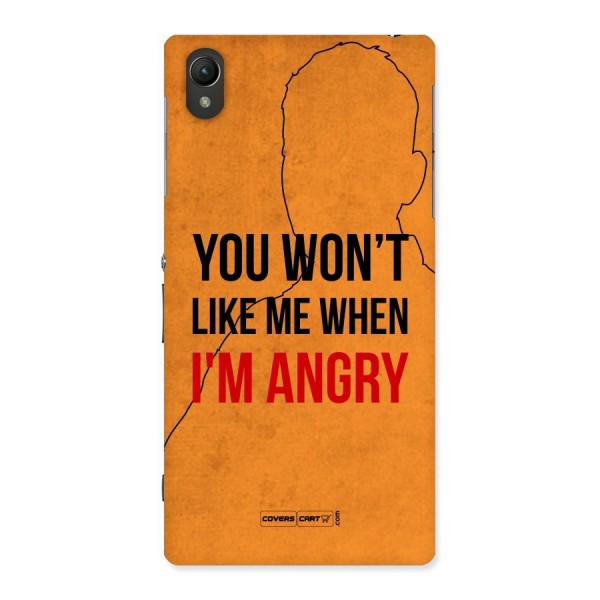 I m Angry Back Case for Sony Xperia Z1