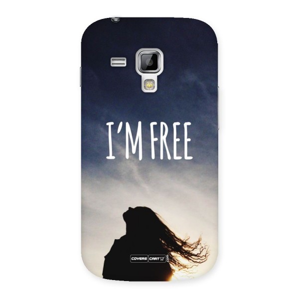 I m Free Back Case for Galaxy S Duos