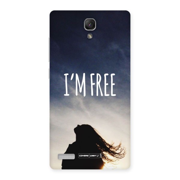 I m Free Back Case for Redmi Note