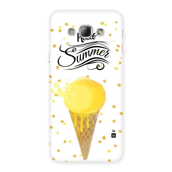 Ice Cream Summer Back Case for Galaxy A8