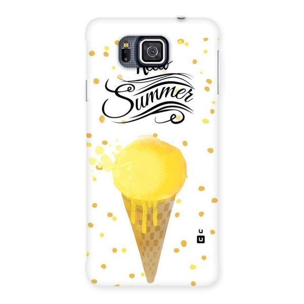 Ice Cream Summer Back Case for Galaxy Alpha