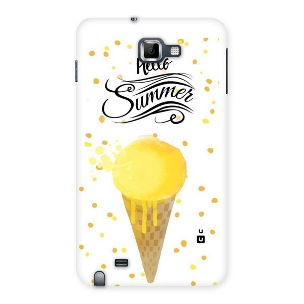 Ice Cream Summer Back Case for Galaxy Note