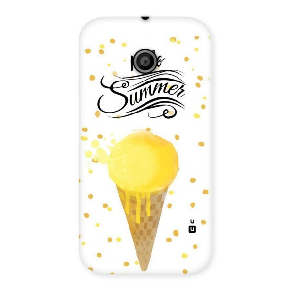 Ice Cream Summer Back Case for Moto E