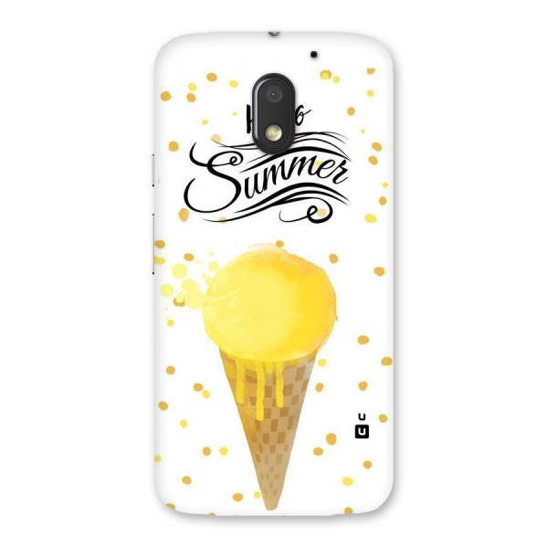 Ice Cream Summer Back Case for Moto E3 Power