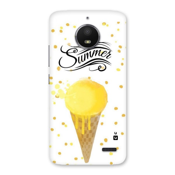 Ice Cream Summer Back Case for Moto E4