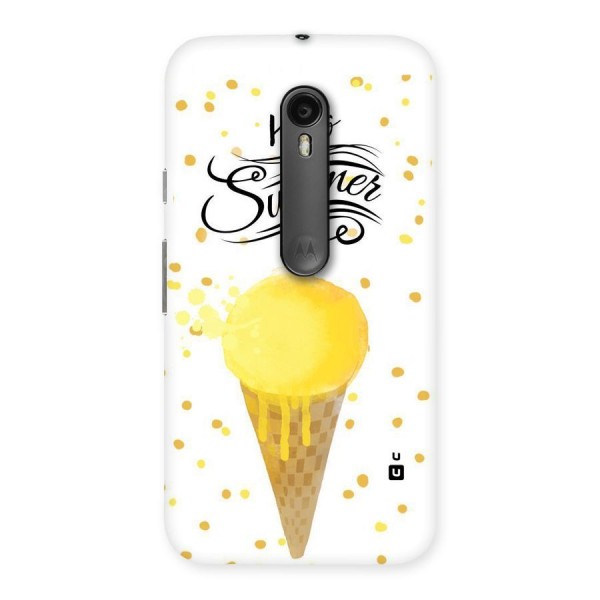 Ice Cream Summer Back Case for Moto G3