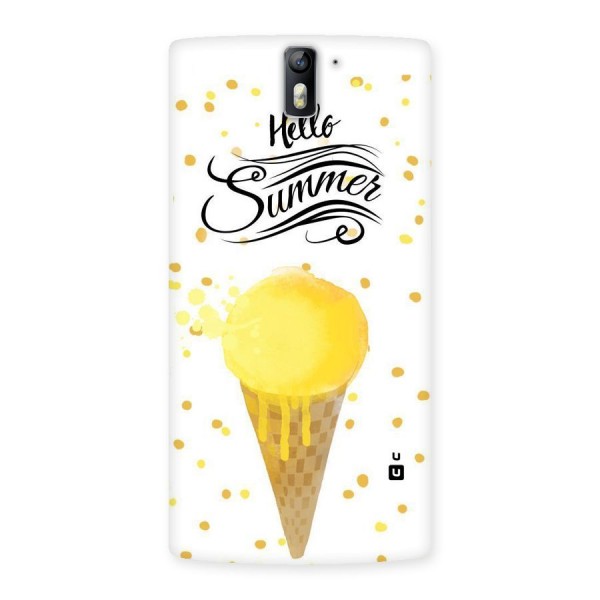 Ice Cream Summer Back Case for One Plus One