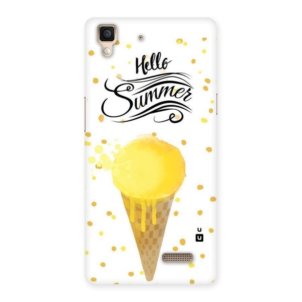 Ice Cream Summer Back Case for Oppo R7