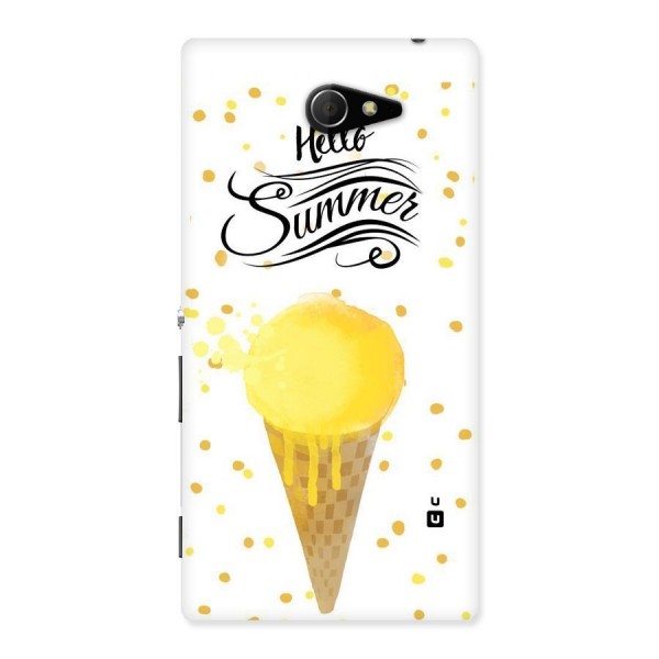 Ice Cream Summer Back Case for Sony Xperia M2