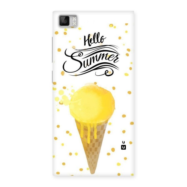 Ice Cream Summer Back Case for Xiaomi Mi3