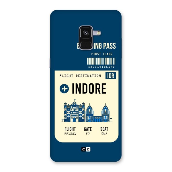 Indore Boarding Pass Back Case for Galaxy A8 Plus