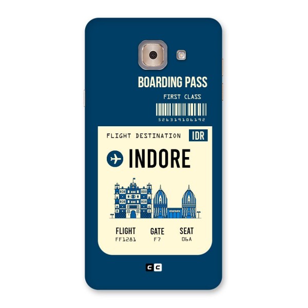 Indore Boarding Pass Back Case for Galaxy J7 Max