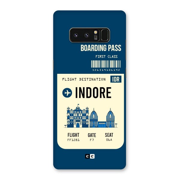 Indore Boarding Pass Back Case for Galaxy Note 8