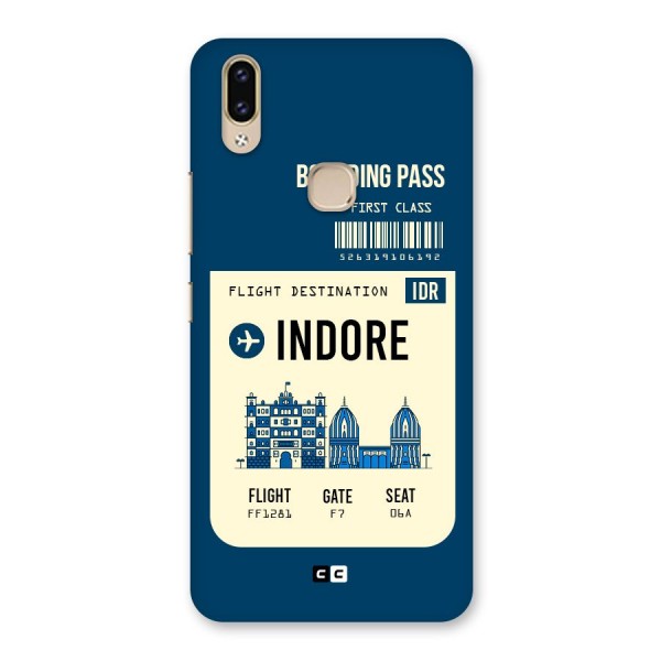 Indore Boarding Pass Back Case for Vivo V9