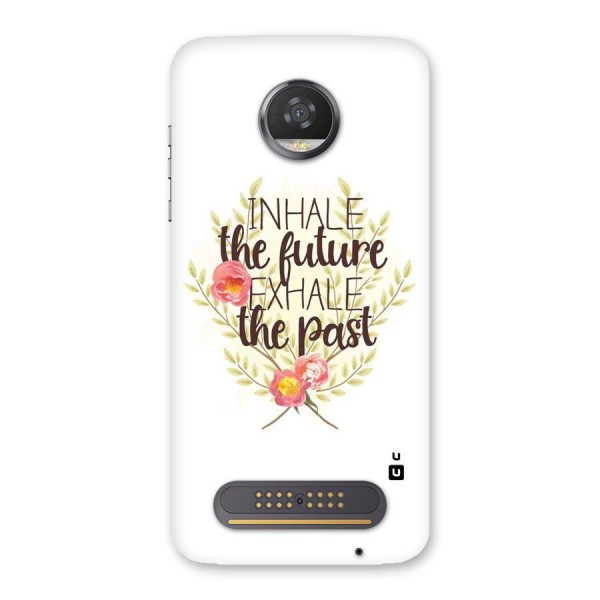 Inhale Future Back Case for Moto Z2 Play