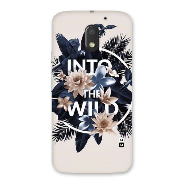 Into The Wild Blue Back Case for Moto E3 Power