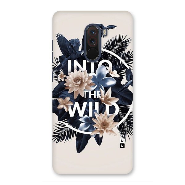 Into The Wild Blue Back Case for Poco F1