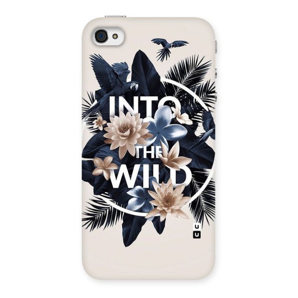 Into The Wild Blue Back Case for iPhone 4 4s