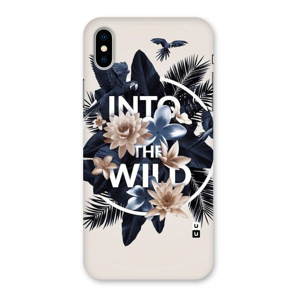 Into The Wild Blue Back Case for iPhone X