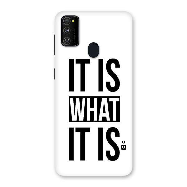 Itis What Itis Back Case for Galaxy M30s