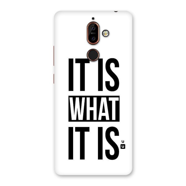 Itis What Itis Back Case for Nokia 7 Plus