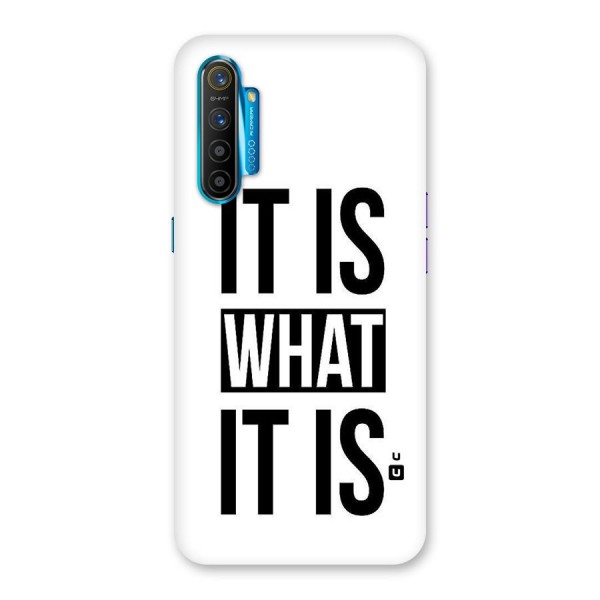 Itis What Itis Back Case for Realme XT