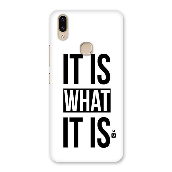 Itis What Itis Back Case for Vivo V9