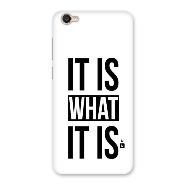 Itis What Itis Back Case for Vivo Y55s