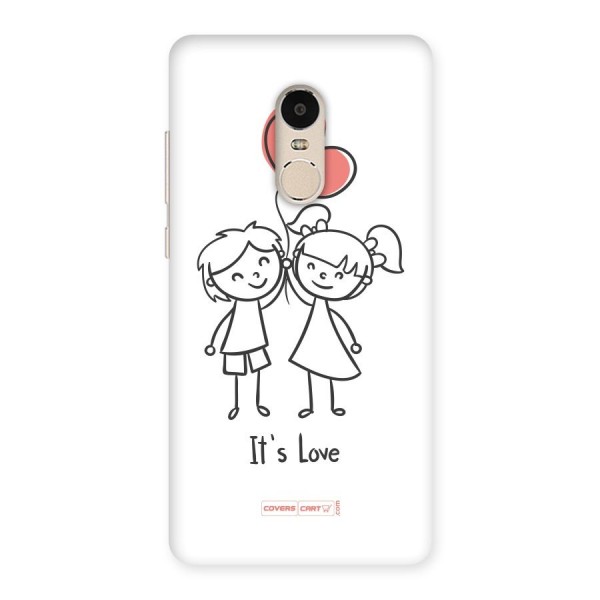 Its Love Back Case for Xiaomi Redmi Note 4