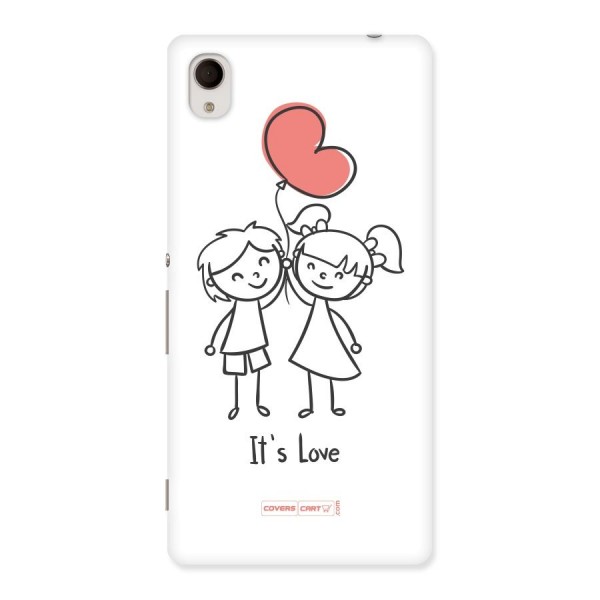 Its Love Back Case for Xperia M4 Aqua