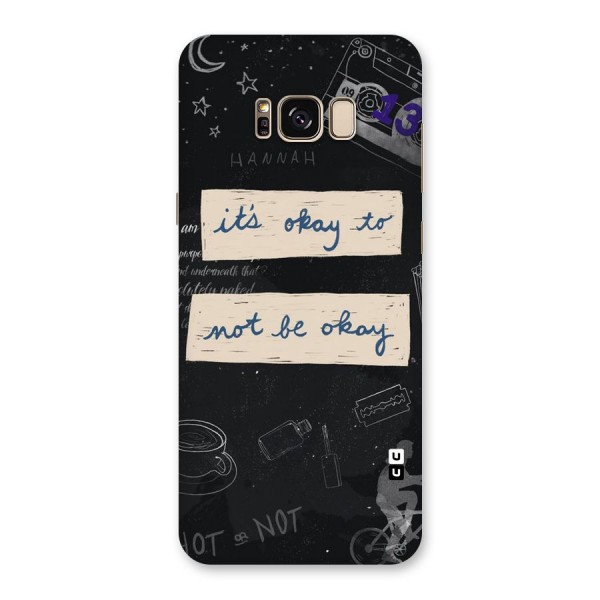 Its Okay Back Case for Galaxy S8 Plus