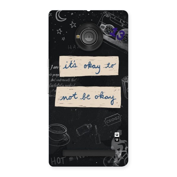 Its Okay Back Case for Yu Yuphoria