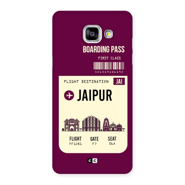 Jaipur Boarding Pass Back Case for Galaxy A5 2016