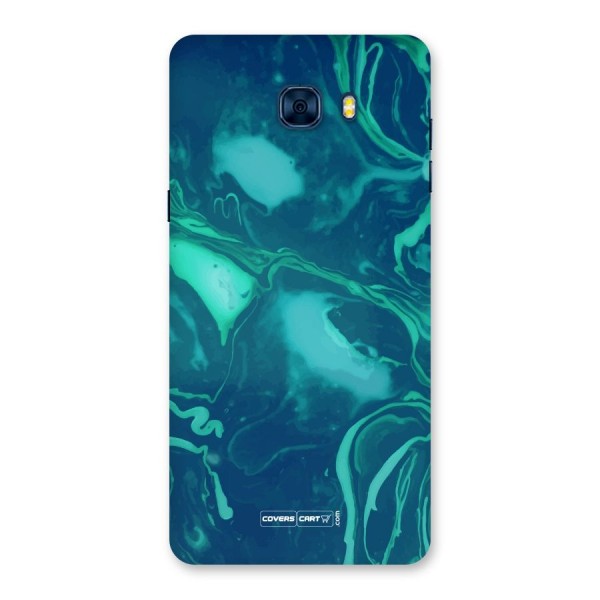 Jazzy Green Marble Texture Back Case for Galaxy C7 Pro