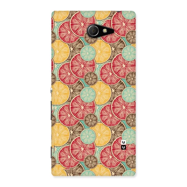 Juicy Pattern Back Case for Sony Xperia M2